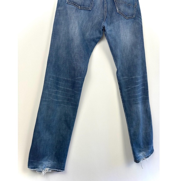 Vintage Polo by Ralph Lauren Relaxed Fit Denim Blue Jeans • 34 x 34 Mens - Picture 4 of 10